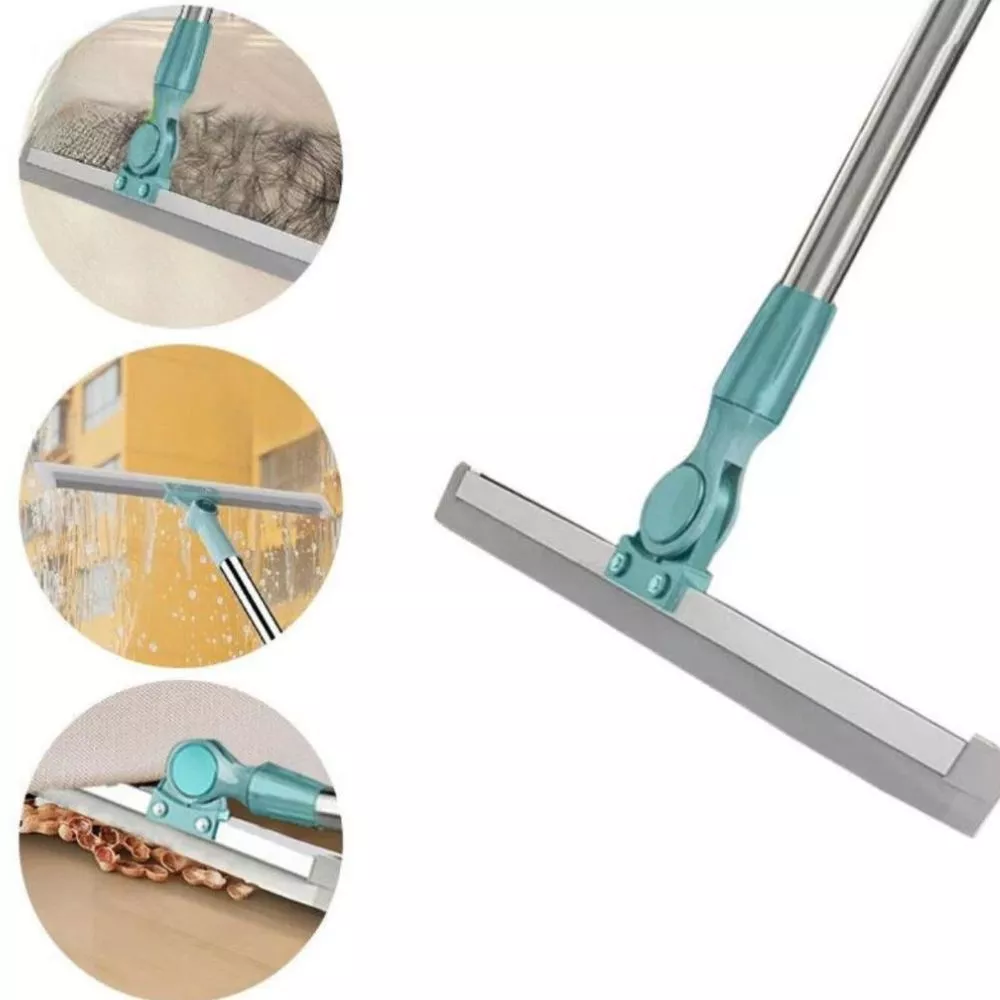 Rodo Limpador De Silicone Mágico multi-Funcional Varredor De Vidros Molhado E Seco De Uso Duplo/Vassoura