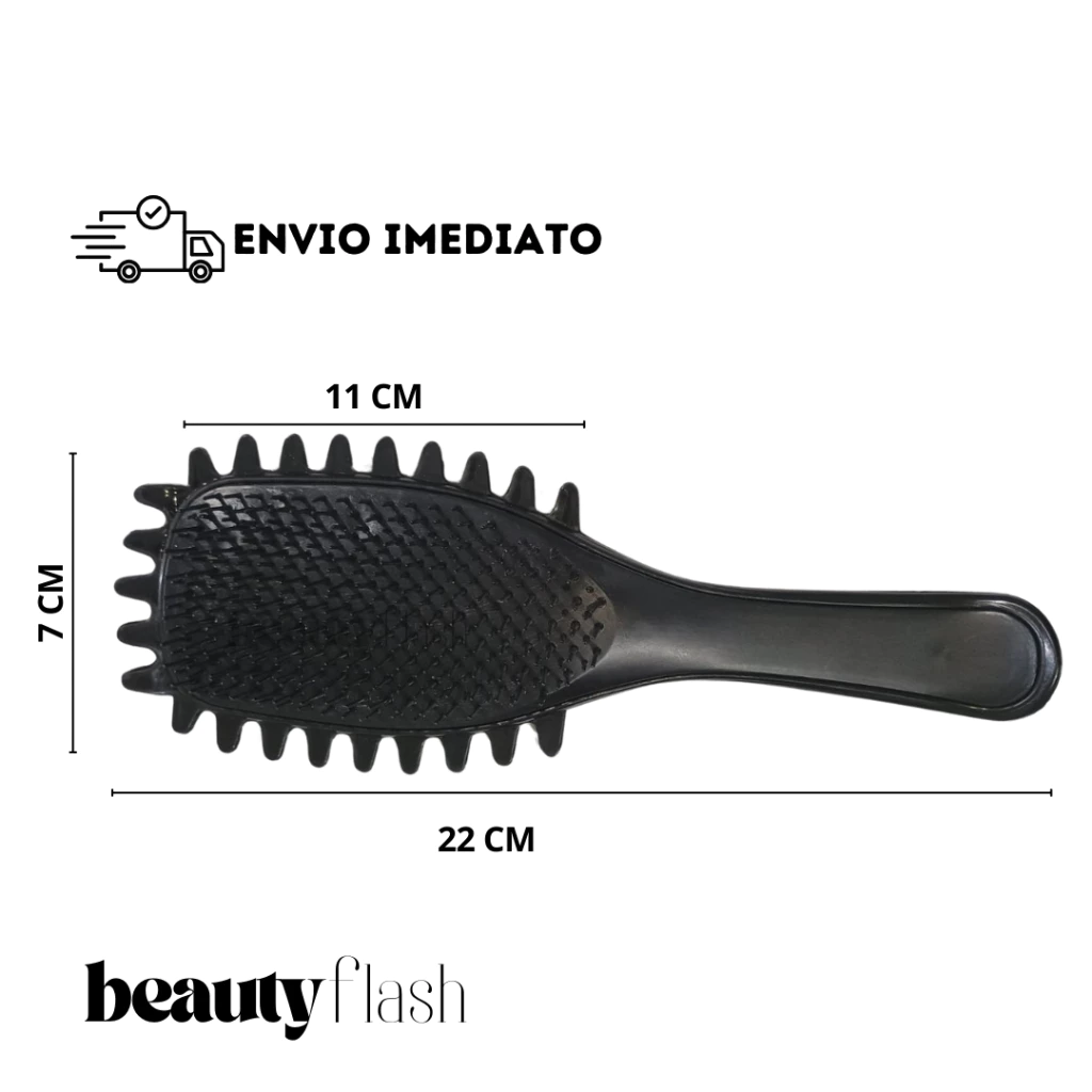 Escova Onda Finalizadora Beauty Flash Definição de Cachos e Finalização para Cabelo Cacheado Crespo - Imagem 2