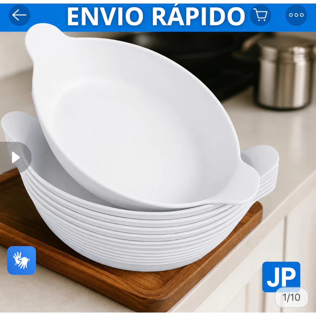 Kit De 3 á 10 petisqueira barquinha canoa petiscos churrasco festa frios para servir amendoim caldo branca