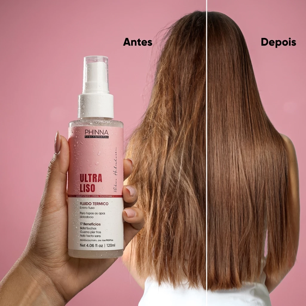 Protetor Térmico Ultra Liso Brilho e Antifrizz 120mL - Imagem 2
