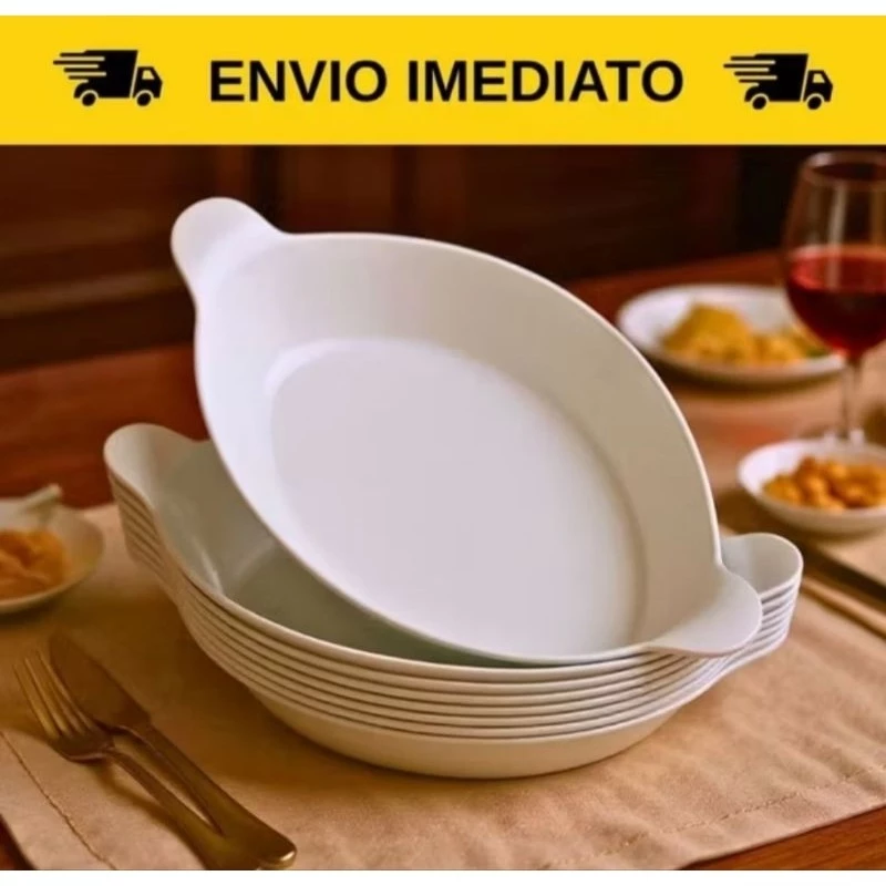Kit De 3 á 10 petisqueira barquinha canoa petiscos churrasco festa frios para servir amendoim caldo branca - Imagem 3